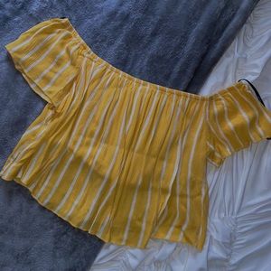 Forever21 off the shoulder cropped top 😉